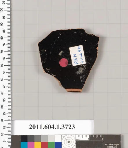 Terracotta fragment of a kylix (drinking cup)