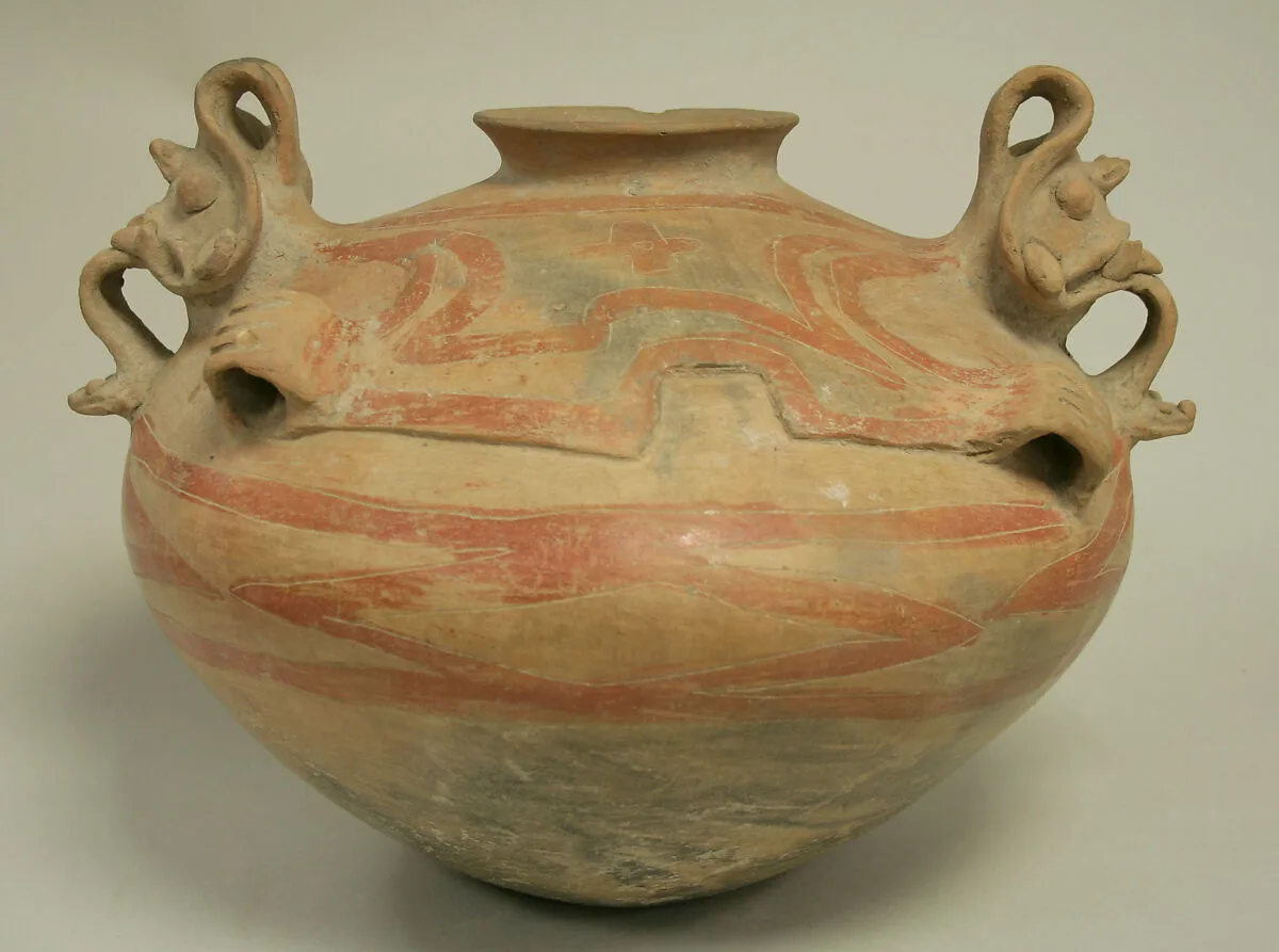 Painted Bowl with Lugs and Faces — Unknown