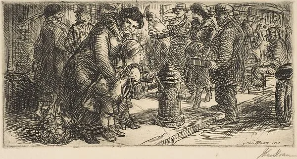 Sidewalk — John Sloan