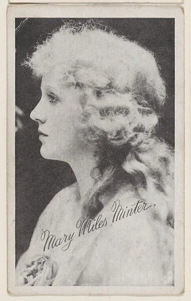 Mary Miles Minter from Kromo Gravure "Leading Moving Picture Stars" (W623) — Kromo Gravure Photo Company, Detroit, Michigan