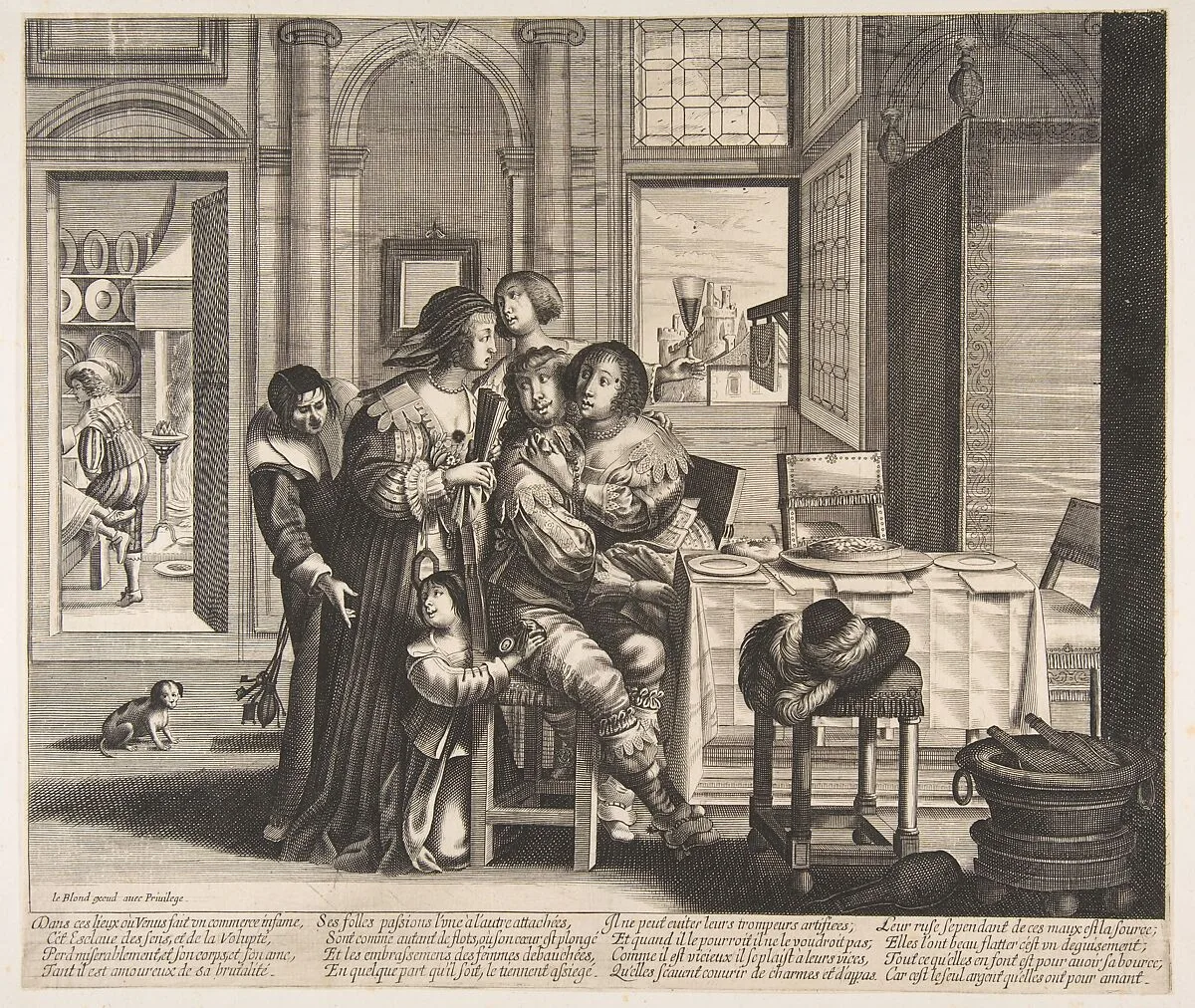 The Prodigal Son in a House of Ill Repute — Anonymous|Abraham Bosse|Jean I Leblond