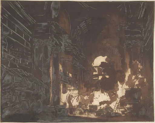 Washerwomen in a Ruined Gallery