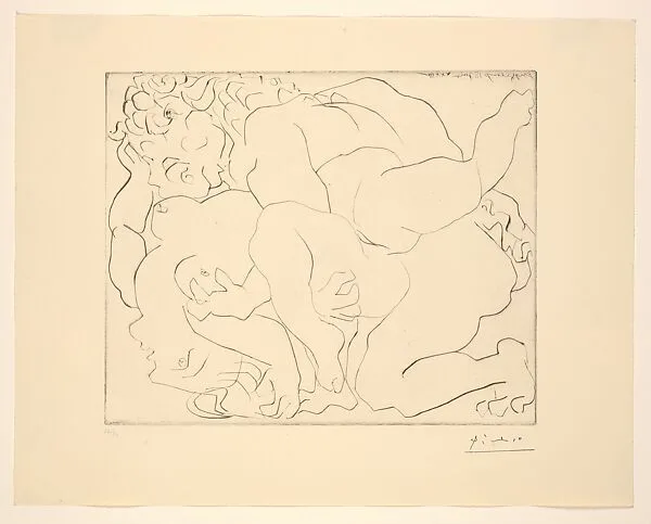 Minotaur Raping a Woman — Pablo Picasso|Jacques Frélaut|Galerie Louise Leiris