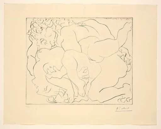 Minotaur Raping a Woman