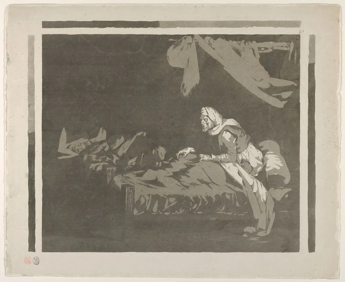 Interior of a Military Hospital — Eugène Delacroix