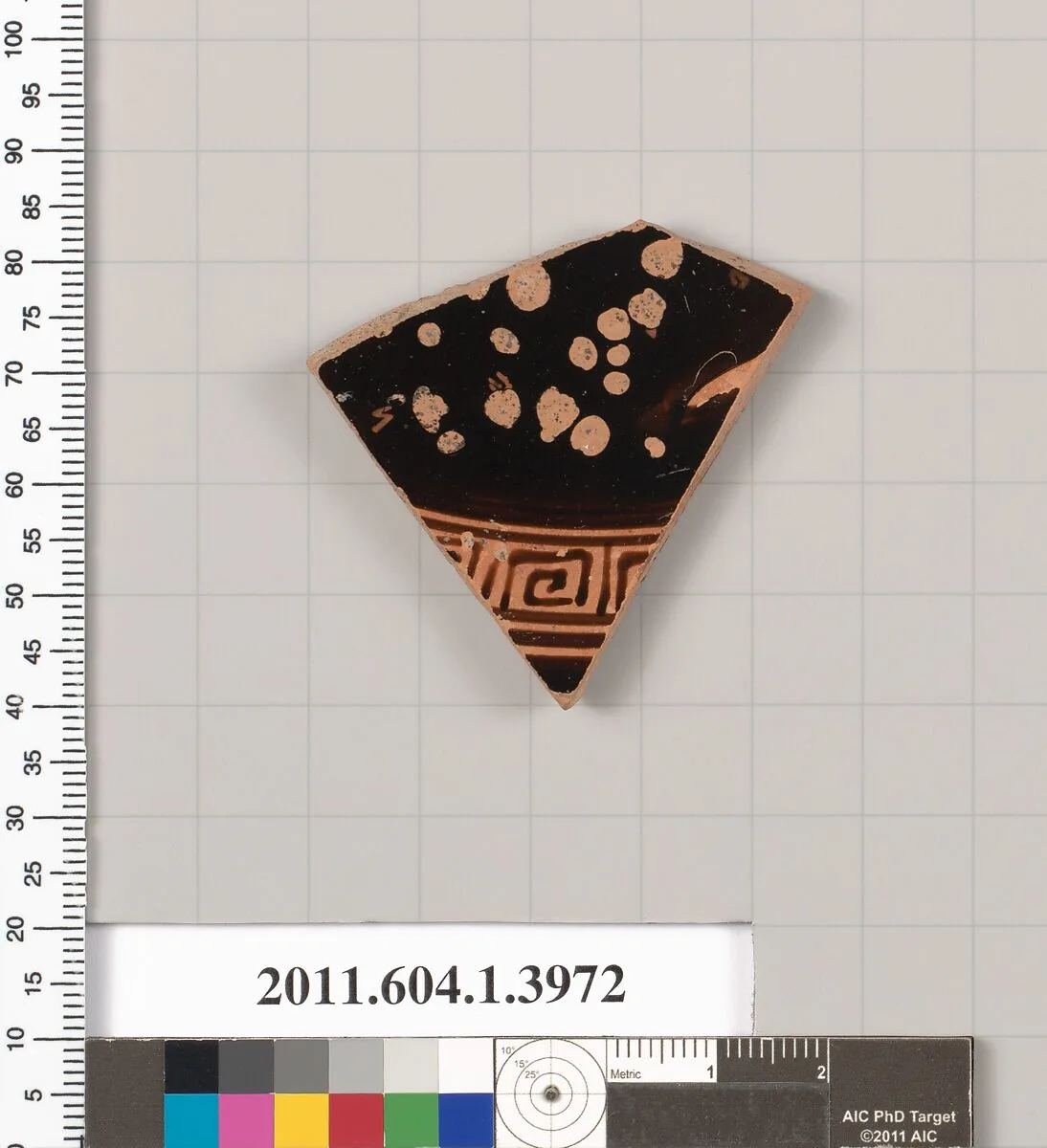 Terracotta fragment of a kylix (drinking cup) — Unknown