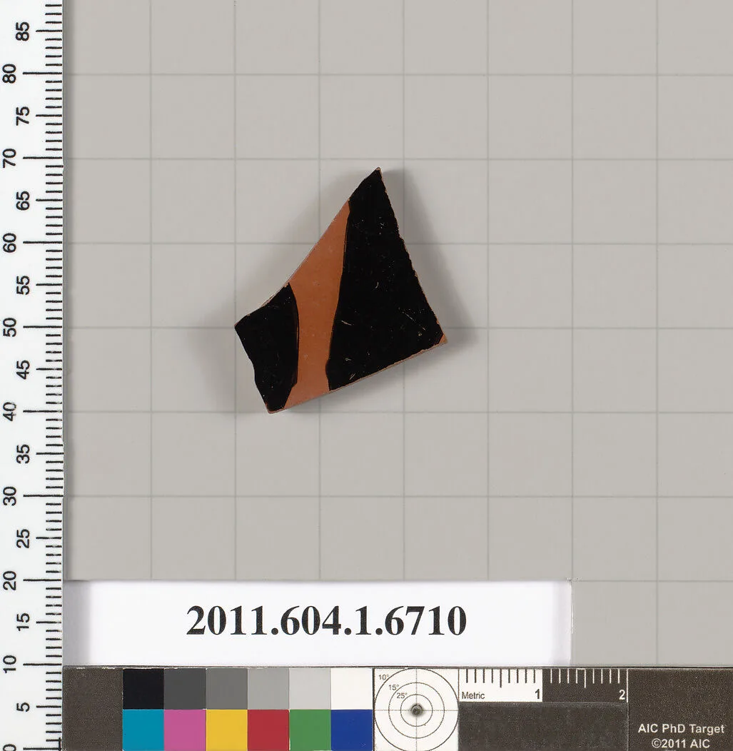 Terracotta fragment of a kylix (drinking cup) — Unknown