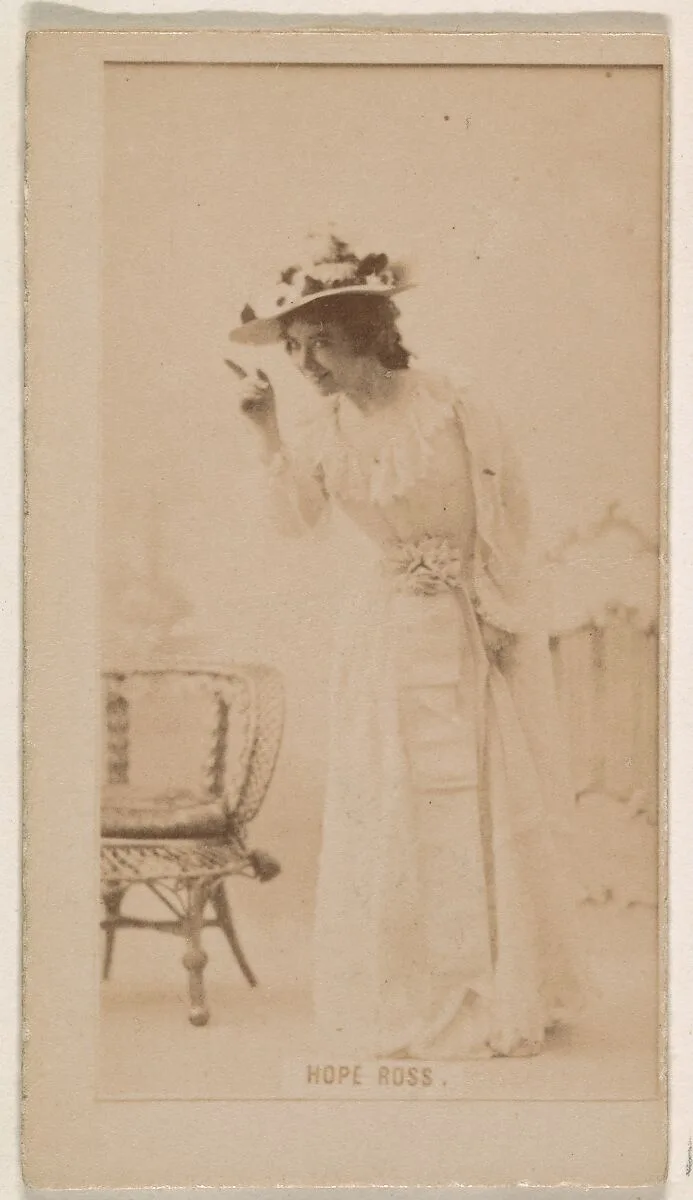Hope Ross, from the Actresses series (N245) issued by Kinney Brothers to promote Sweet Caporal Cigarettes — Kinney Brothers Tobacco Company