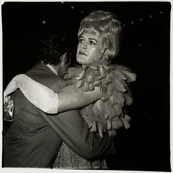 Two men dancing at a drag ball, N.Y.C. — Diane Arbus