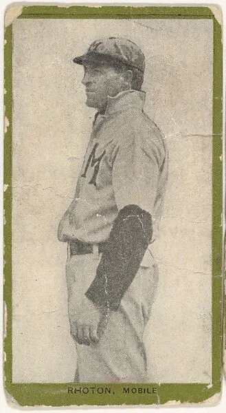 Rhoton, Mobile, from the Baseball Players (Green Borders) series (T211) issued by Red Sun Cigarettes — Red Sun Cigarettes