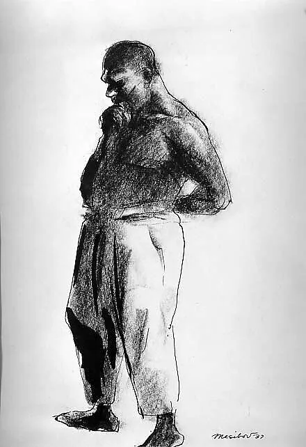Negro Standing — Hugh Mesibov