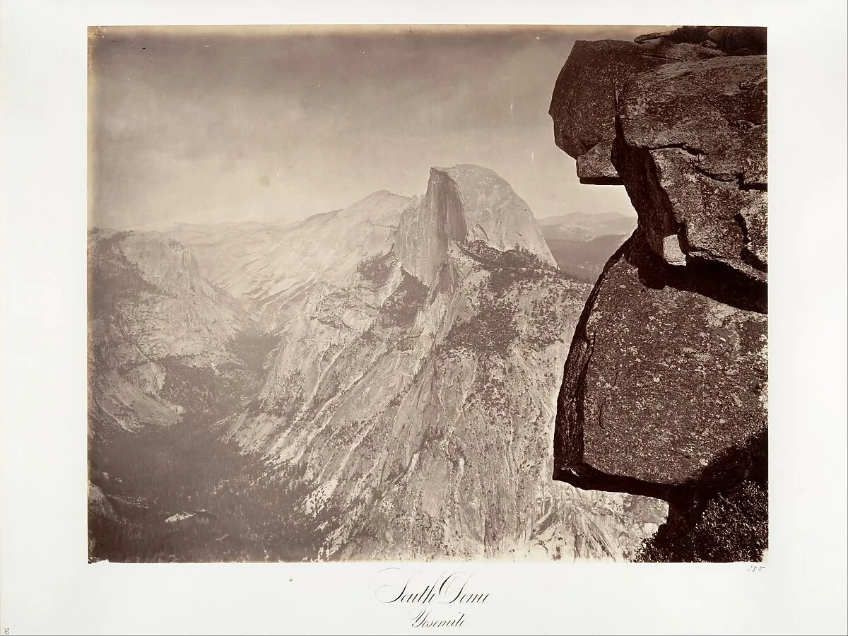 South Dome, Yosemite — Carleton E. Watkins