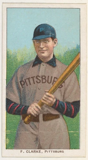 F. Clarke, Pittsburgh, National League, from the White Border series (T206) for the American Tobacco Company