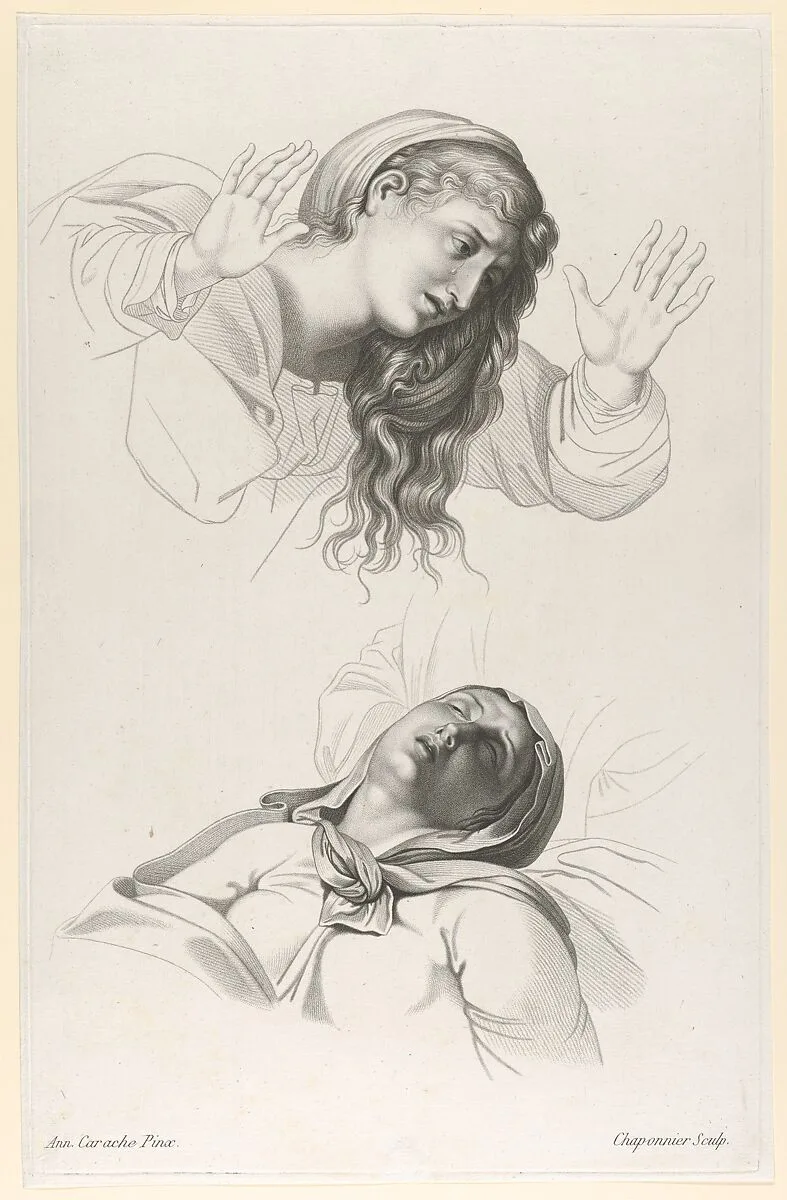 Figures from Annibale Carracci's "The Deposition" — Alexandre Chaponnier|Annibale Carracci