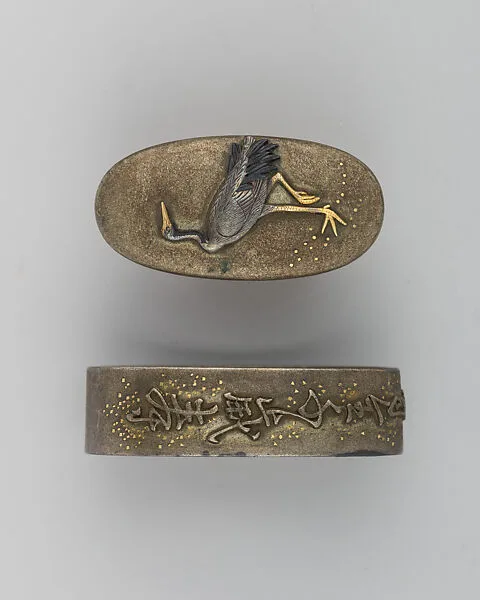 Sword-Hilt Collar and Pommel (Fuchigashira) — Unknown