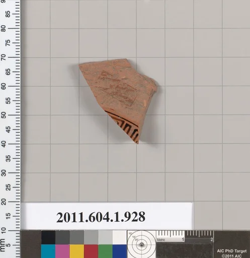 Terracotta fragment of a kylix (drinking cup)