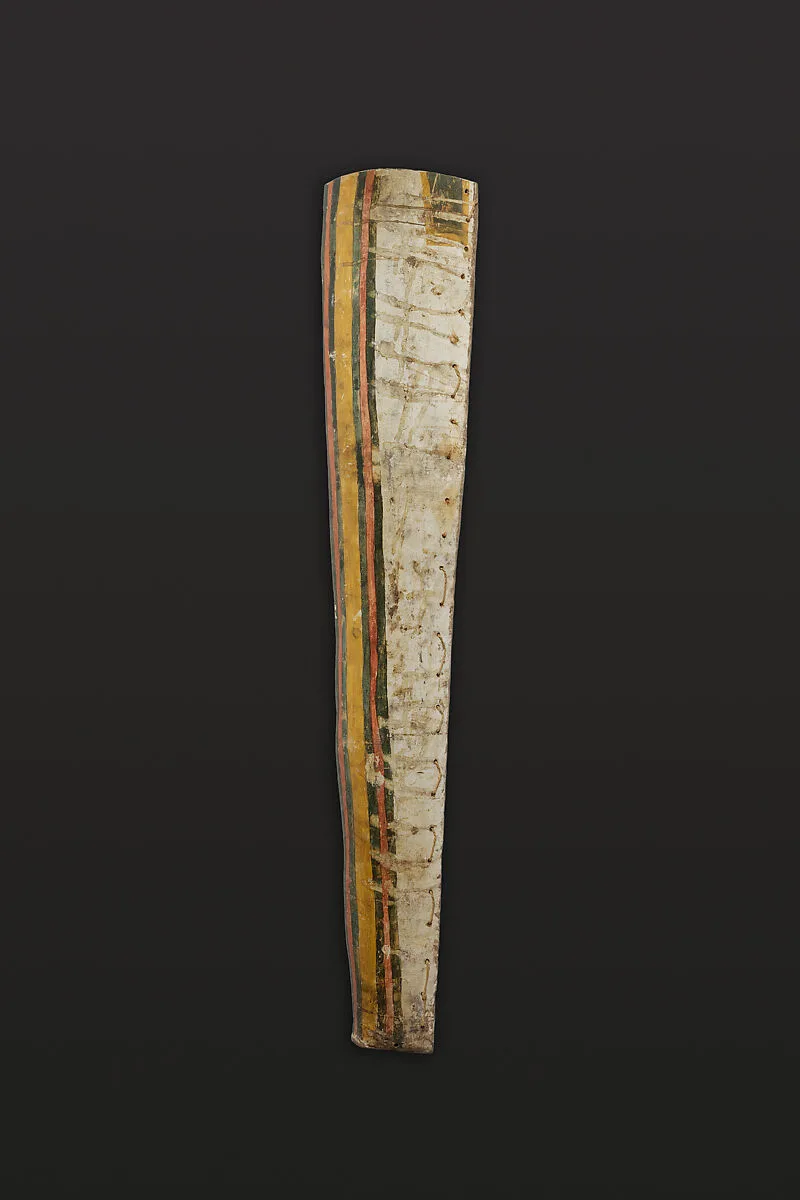 Section cut from back of cartonnage of Tjaisetemneny — Unknown