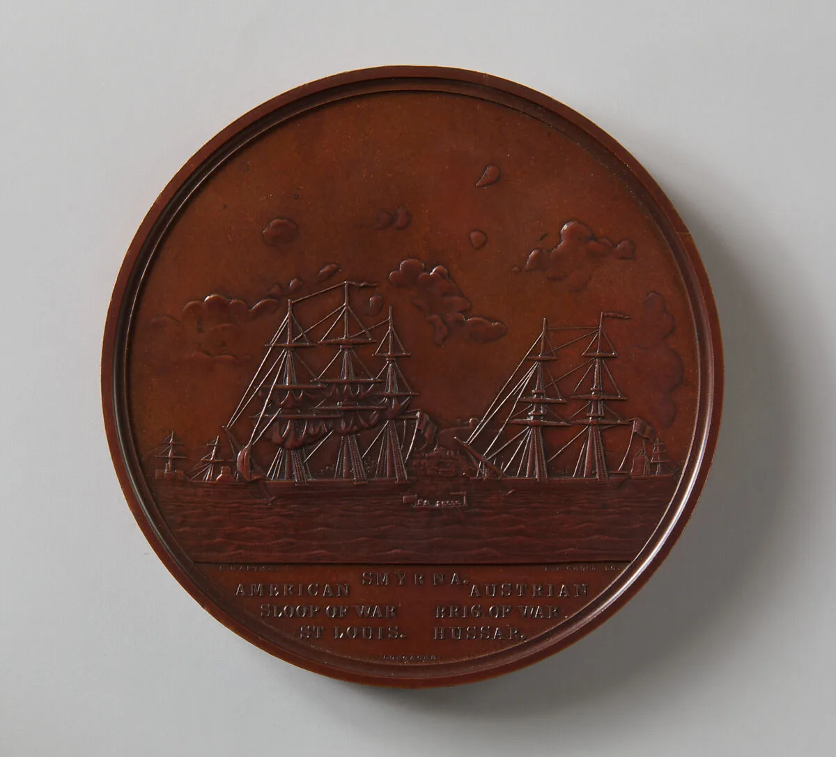 Medal to Captain Duncan N. Ingraham — Seth Eastman|James Barton Longacre