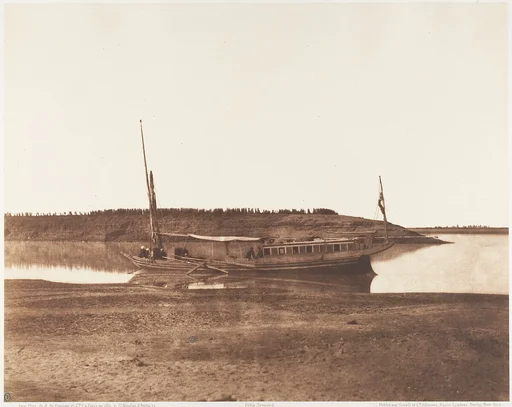 Louksor, Petit Bras du Nil - Barque de Voyageurs