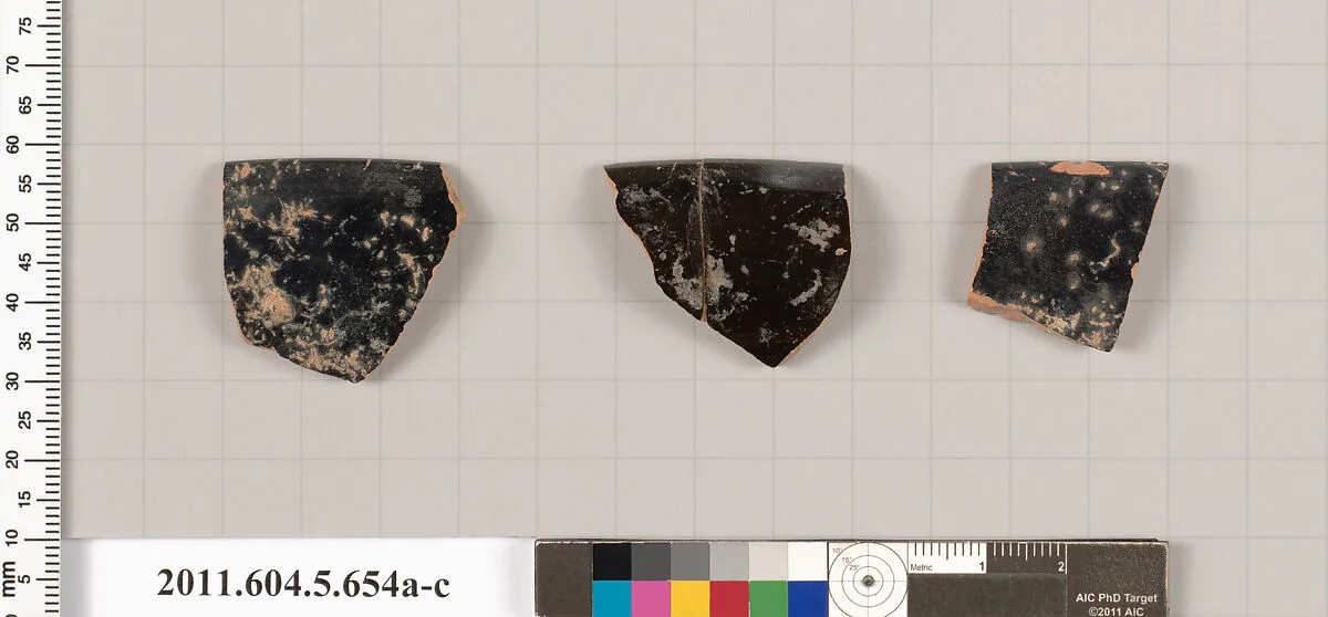Terracotta rim fragments of kylikes (drinking cups) — Unknown
