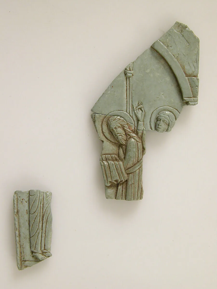 Fragments of an Icon of the Hypapante — Unknown