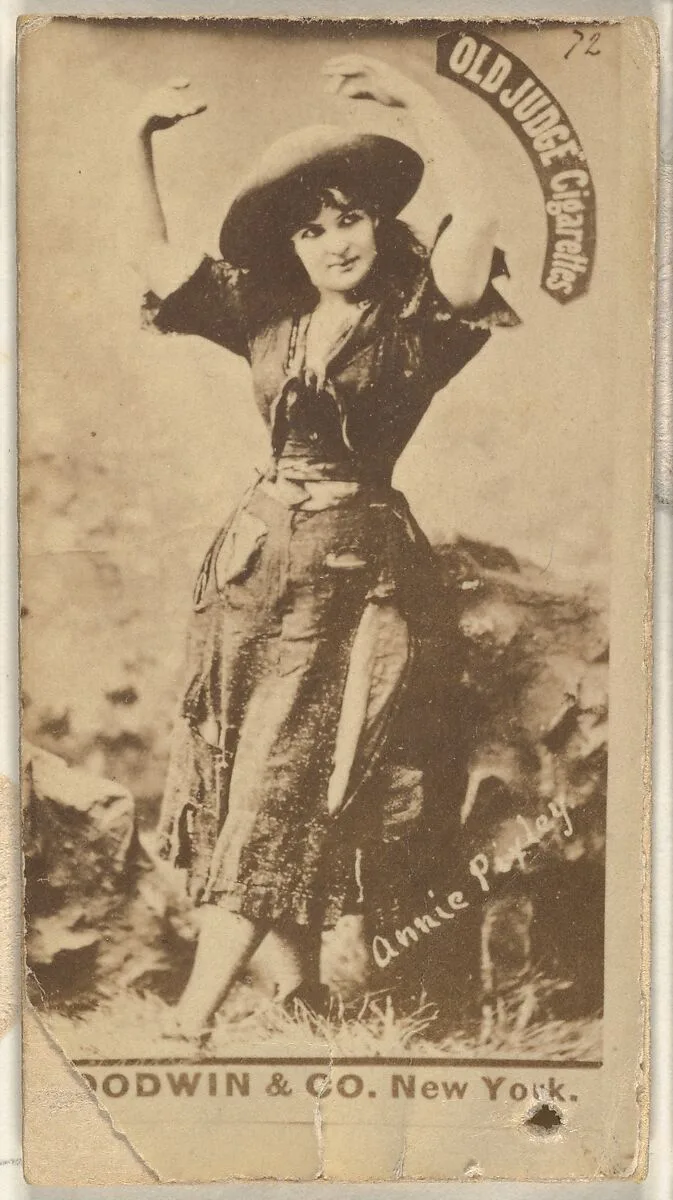 Annie Pixley, from the Actors and Actresses series (N171) for Old Judge Cigarettes — Goodwin & Company
