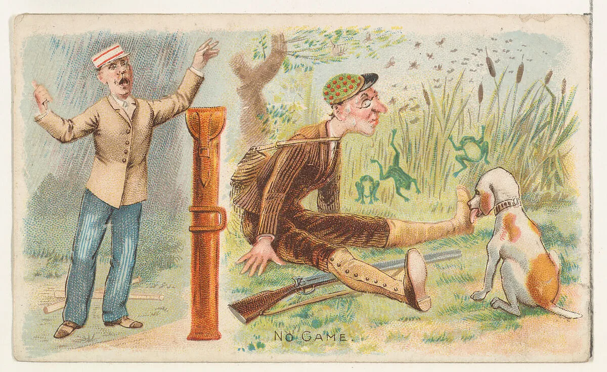 No Game, from the Talk of the Diamond set (N135) issued by Duke Sons & Co., a branch of the American Tobacco Company — W. Duke, Sons & Co.|American Tobacco Company|Schumacher & Ettlinger
