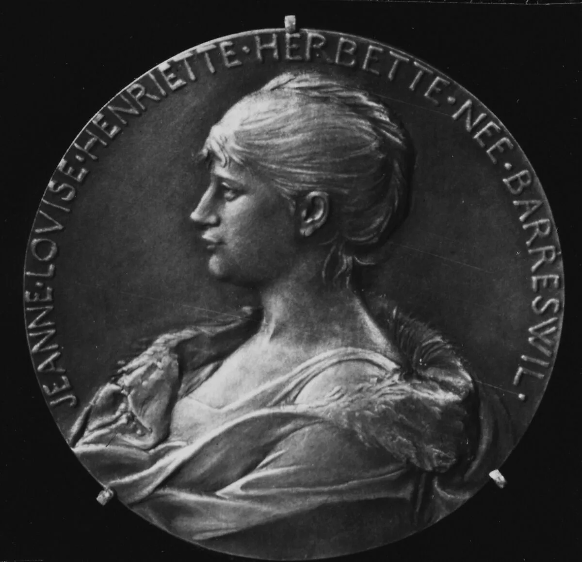 Portrait of Mme. Herbette — Louis-Oscar Roty