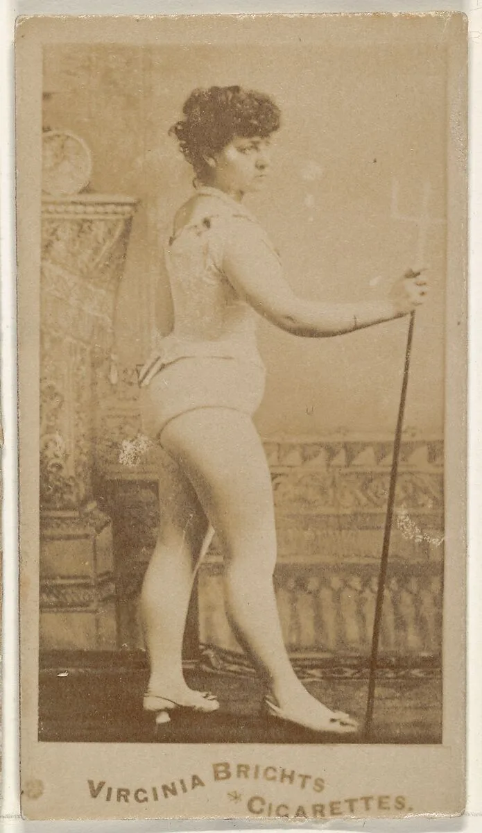 From the Actors and Actresses series (N45, Type 5) for Virginia Brights Cigarettes — Allen & Ginter