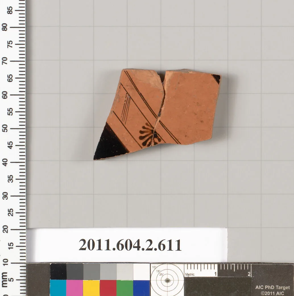 Terracotta fragment of a column-krater (bowl for mixing wine and water) — Unknown