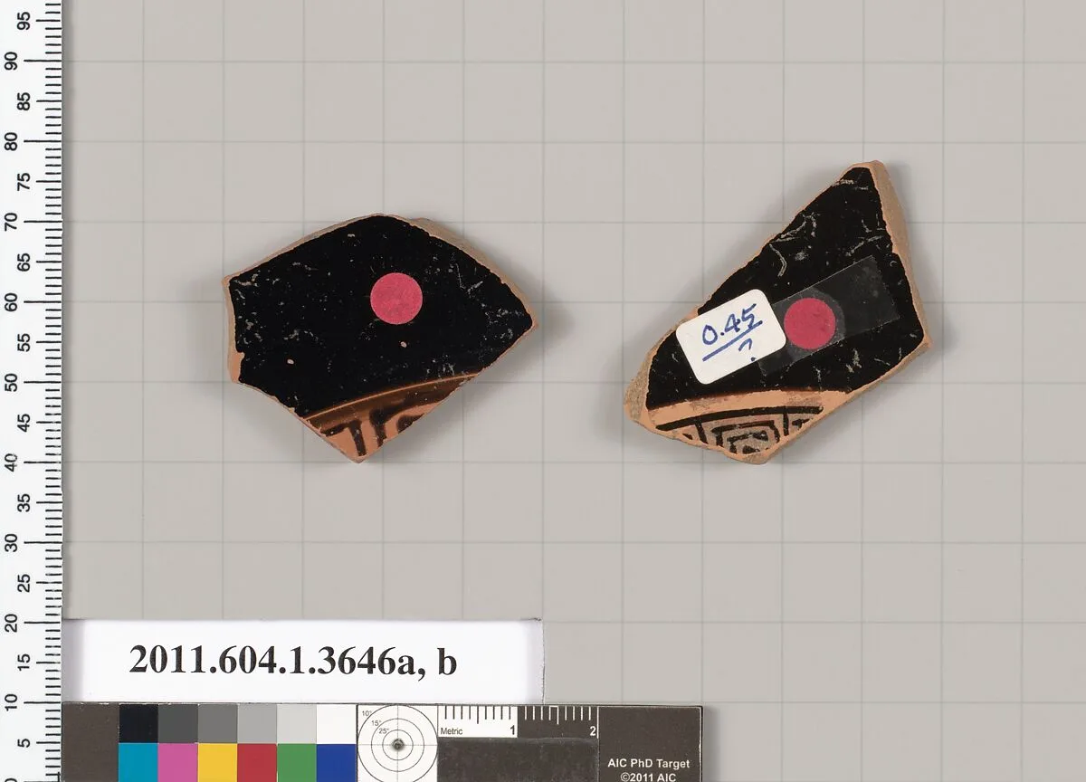Terracotta fragments of kylikes (drinking cups) — Unknown