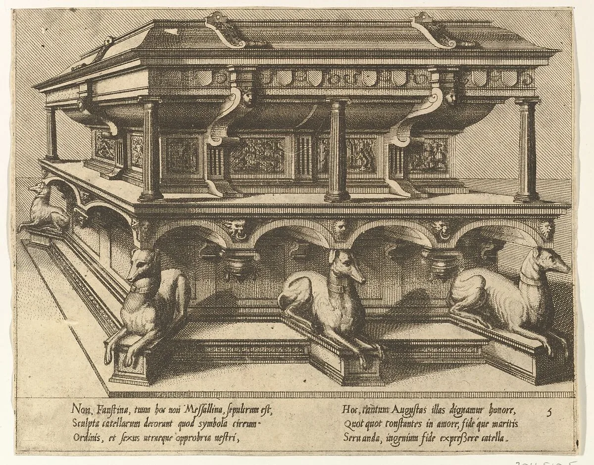 Cœnotaphiorum (5) — Hans Vredeman de Vries|Johannes van Doetecum I|Lucas van Doetecum|Hieronymus Cock