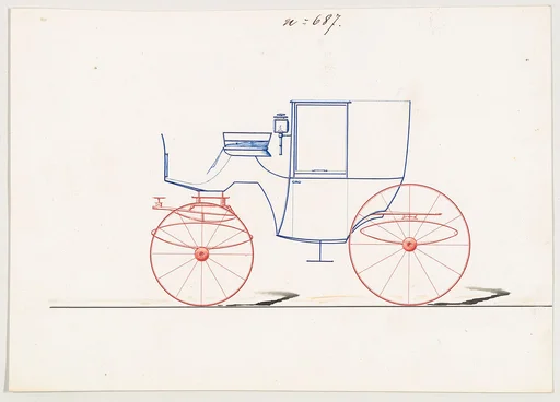 Design for Brougham, no. 687