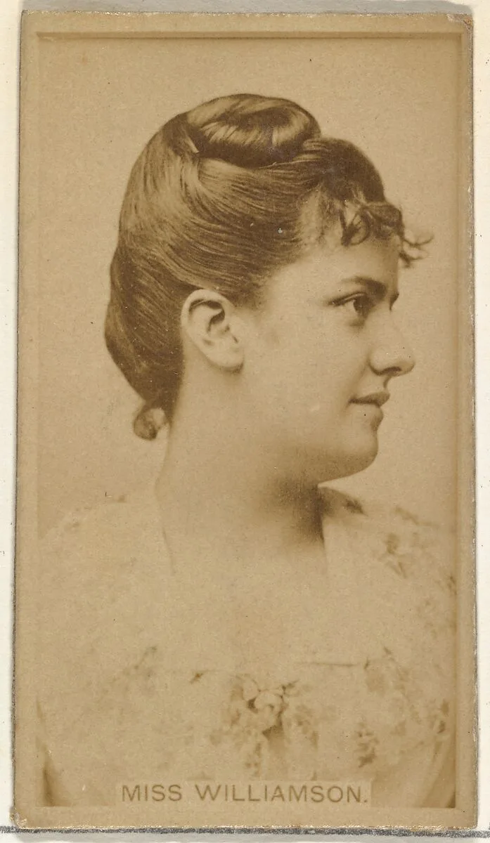 Miss Williamson, from the Actors and Actresses series (N145-8) issued by Duke Sons & Co. to promote Duke Cigarettes — W. Duke, Sons & Co.|American Tobacco Company