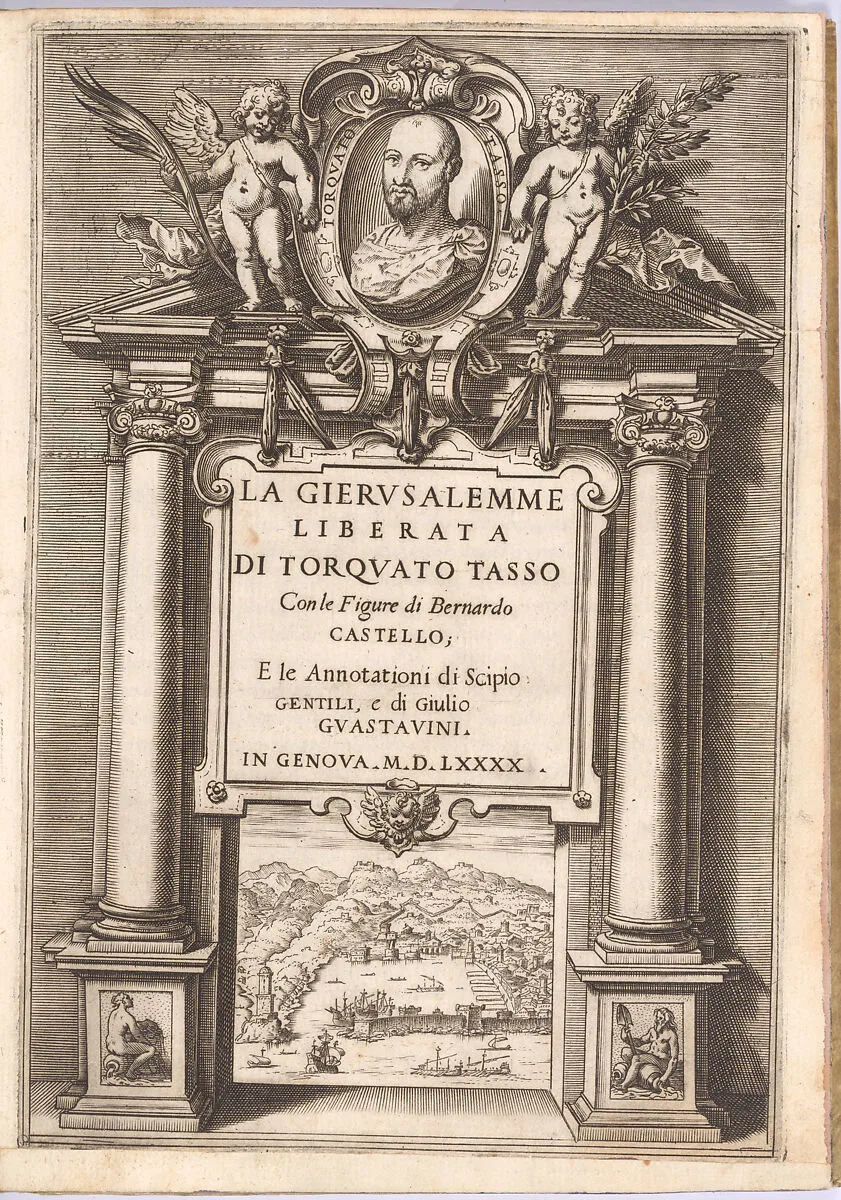 La Gierusalemme Liberata — Torquato Tasso|Girolamo Bartoli|Bernardo Castello|Agostino Carracci|Giacomo Franco
