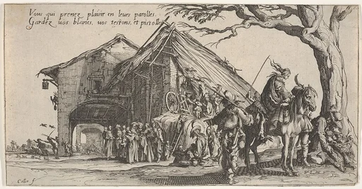 The stopping place of the gypsies: the fortune-tellers (La Halte des bohémiens: les diseuses de bonne aventure), from the series 'The Gypsies' (Les Bohémiens)