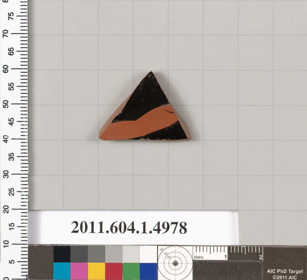 Terracotta fragment of a kylix (drinking cup) — Unknown