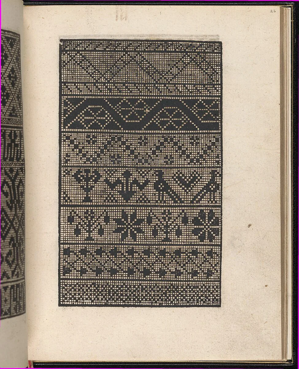 Page from Ein new kunstlich Modelbuch...(Page 26r) — Peter Quentel