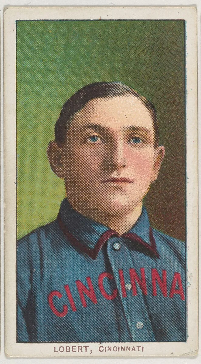 Lobert, Cincinnati, National League, from the White Border series (T206) for the American Tobacco Company — American Tobacco Company