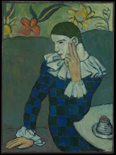 Seated Harlequin