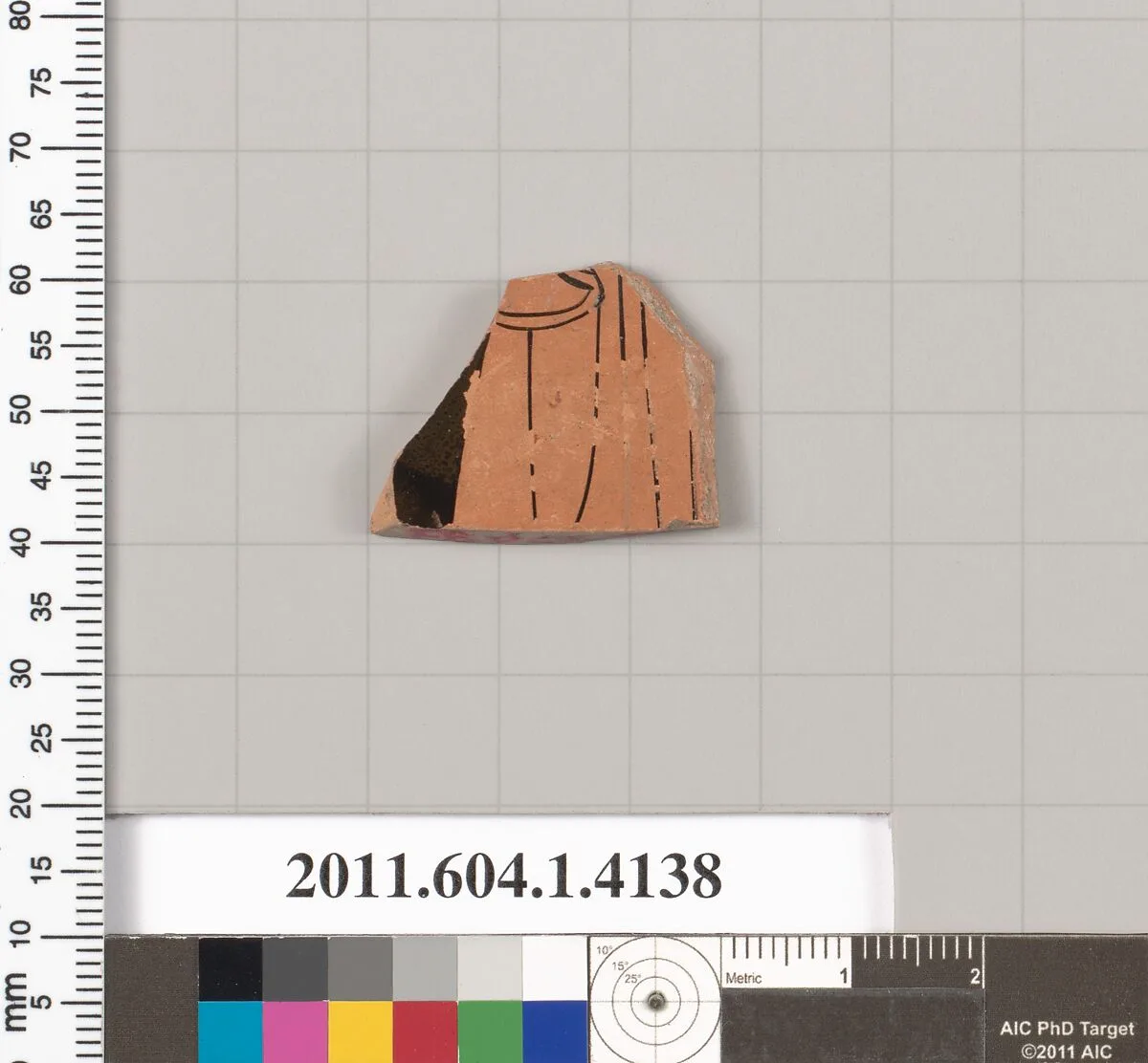 Terracotta fragment of a kylix (drinking cup) — Unknown