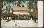 B. & A. Series. Camp on Schoodic Lake, Maine. — Unknown