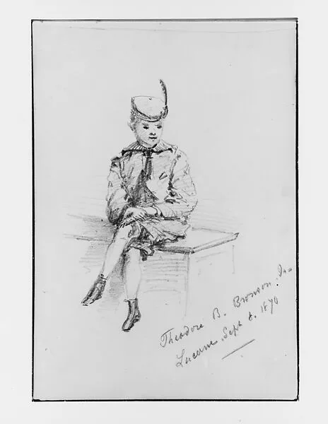 Theodore B. Bronson Jr., Lucerne (from Switzerland 1870 Sketchbook) — John Singer Sargent