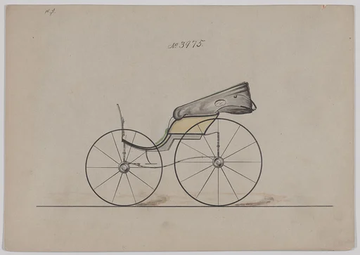 Design for Pony Phaeton, no. 3975