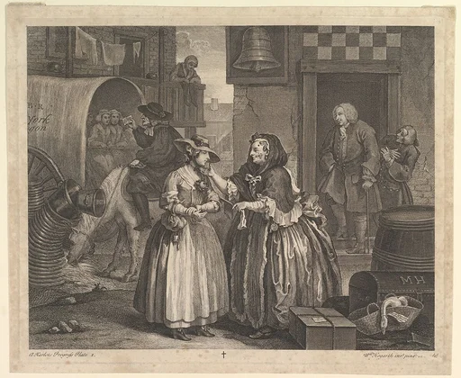 A Harlot's Progress, Plate 1