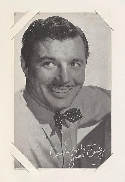 James Craig from Movie Stars Exhibit Cards series (W401) — Unknown