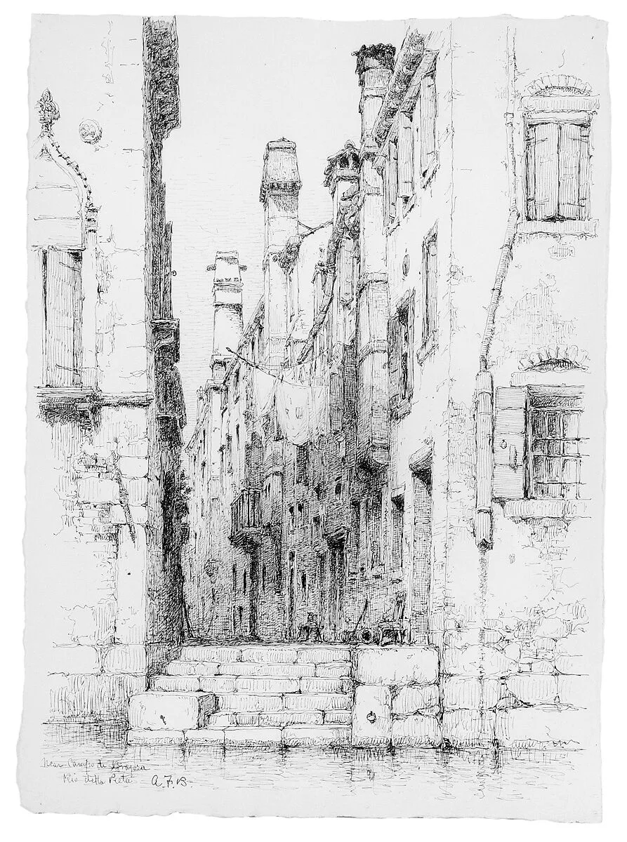 Rio della Pieta, Venice — Andrew Fisher Bunner