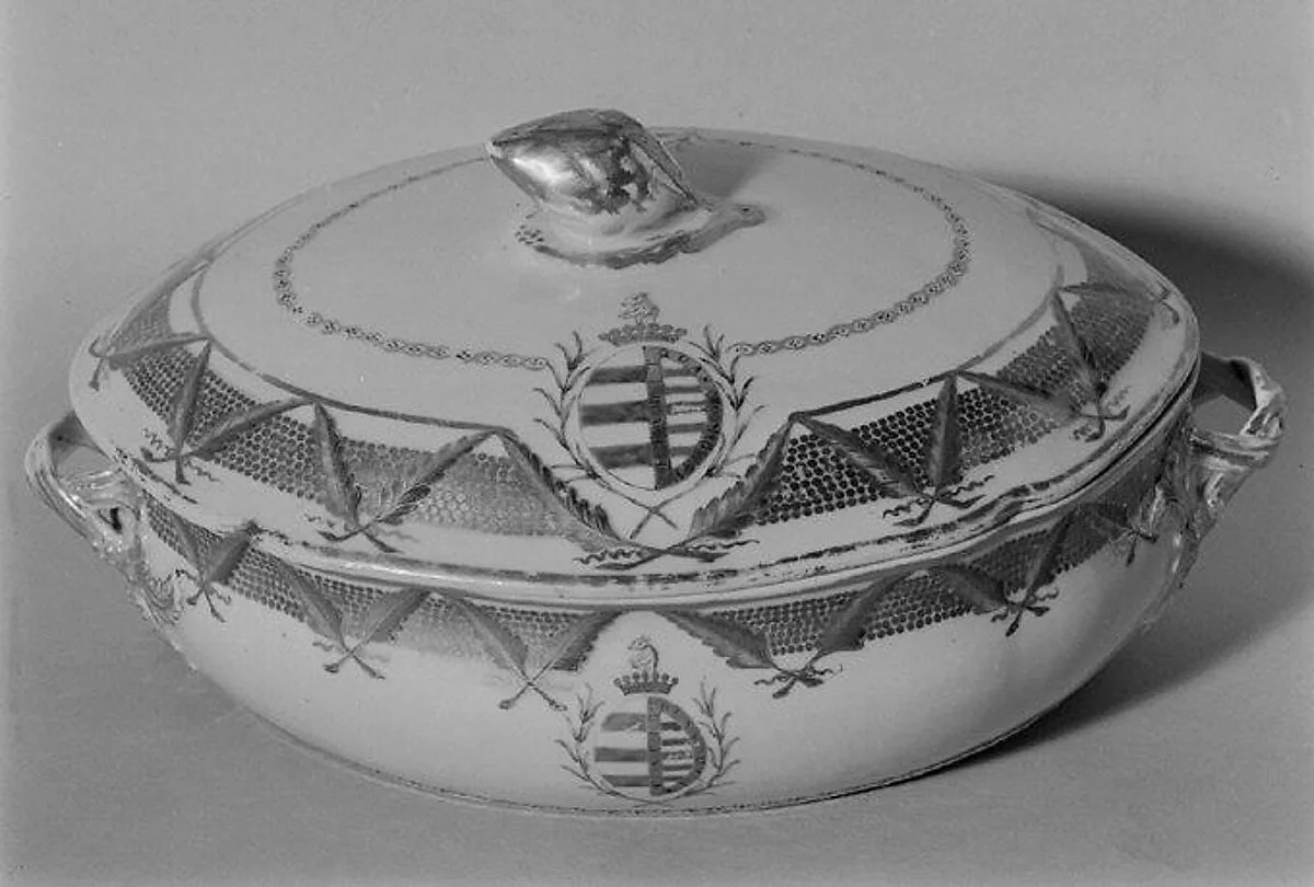 Vegetable dish with cover (part of a service) — Unknown