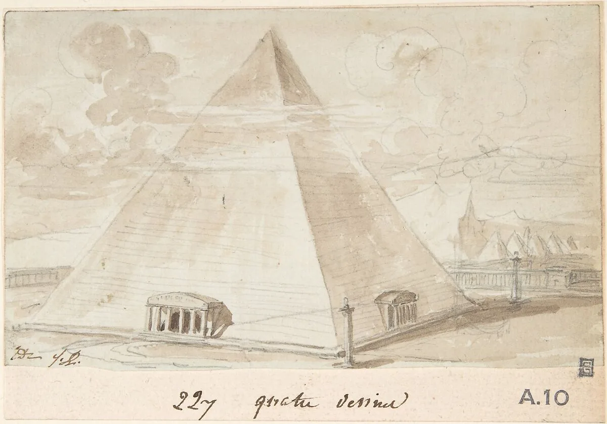 Study of a Pyramid — Jacques Louis David