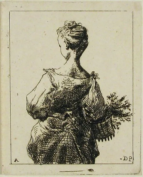 Young Girl with a Basket — Le Chavalier de Pommand